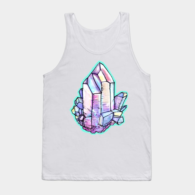 Quartz Crystal Tank Top by colleendavis72